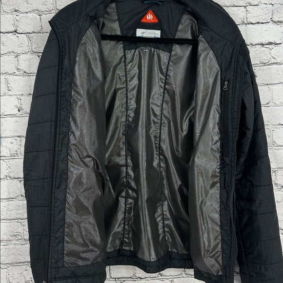 COLUMBIA Women’s Heavenly Lightweight Thermal-Lined Faux Down Jacket LARGE Black - Picture 7 of 9